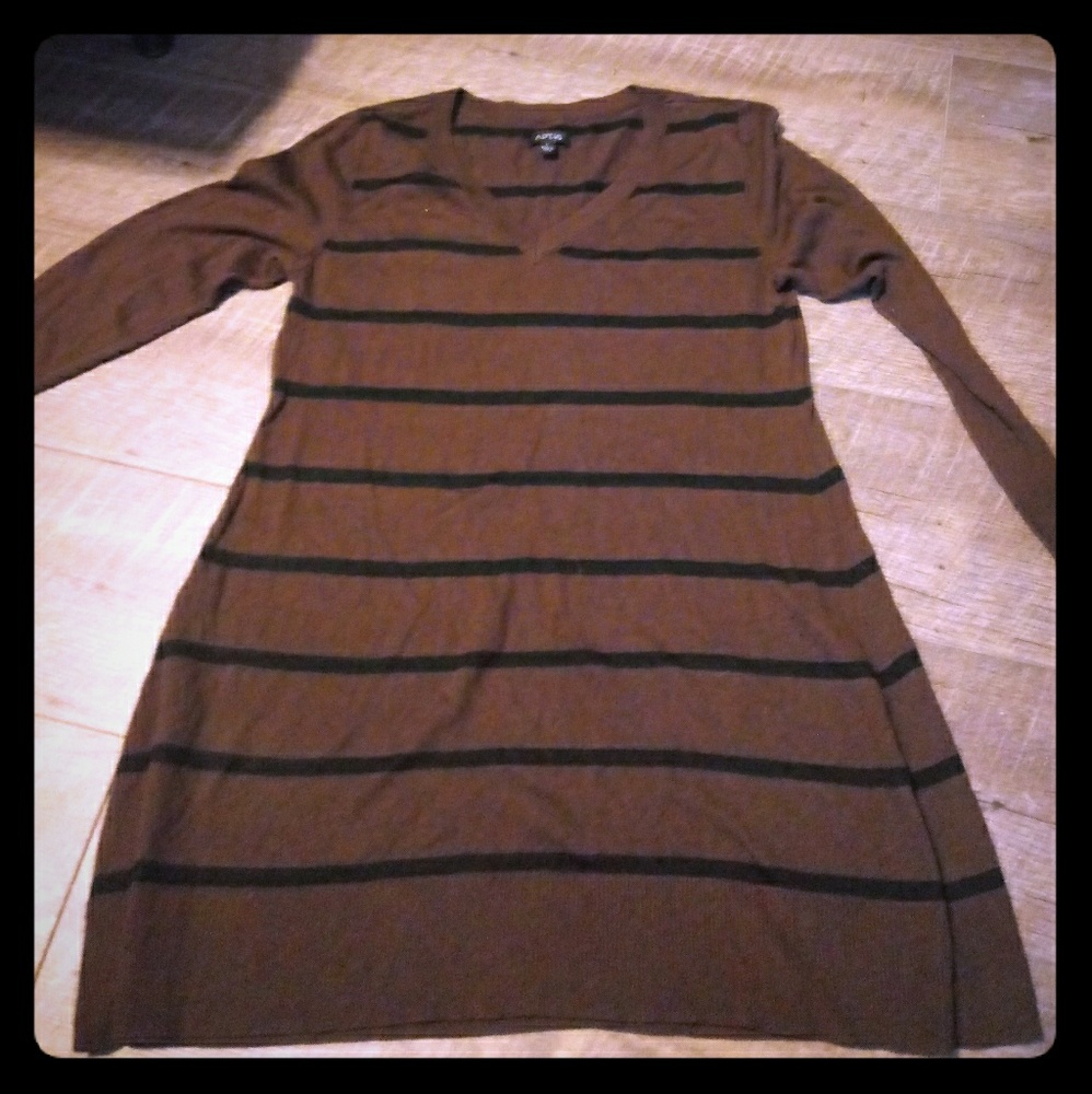 Long sleve mini dress